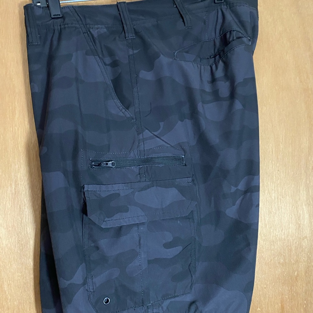 Black Camouflage Cargo Pants